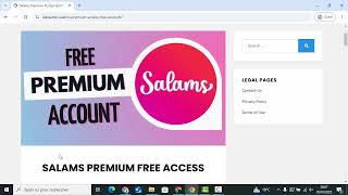 Salams Premium Access: Get Your Free Salams Premium Account