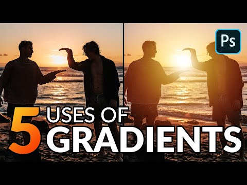 5 Beautiful Effects With Gradients | Sun Flare, Light Rays x Background Coloring
