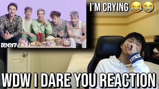 Mixer reacts to Why Don't We plays I Dare You | Teen Vogue Reaction (This was too funny)