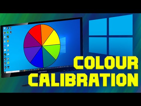 Video: How To Adjust The Colors In The Monitor