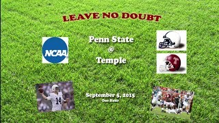 2015 Penn State @ Temple One Hour
