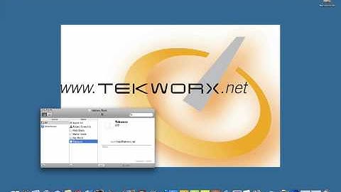 Introduction to Mac OSX Part 1 of 2