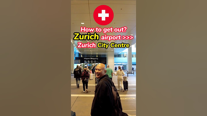How to Get from Zurich Airport to City Centre by Public Transport 🇨🇭 Easy Europe Travel Guide