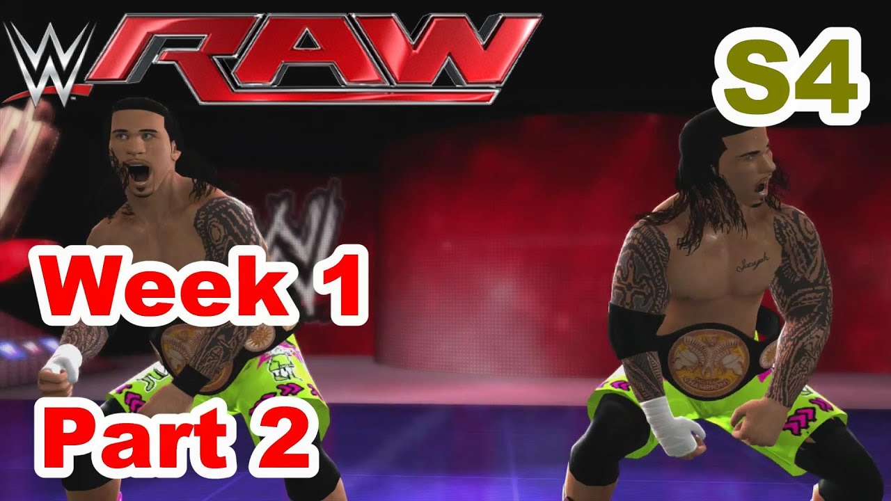 WWE2K14 Storylines Season 4 Premiere! Raw Week 1 Earning Your