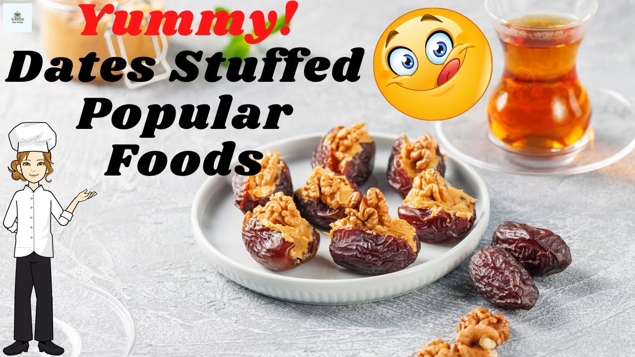 🔸Yummy Dates Stuffed With Dry Fruits & Nuts|| Popular Food in Middle East || Popular Stuffed Dates