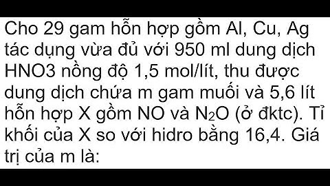 M lớn của ag bằng bao nhiêu năm 2024