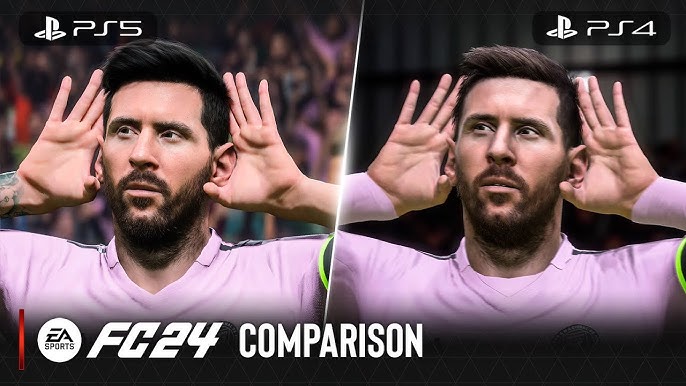 ✓COMPARATIVA GAMEPLAY EA FC 24 DE PS5 VS PS4 EN FUT HAY GRANDES CAMBIOS  VALE LA PENA LA NEXT GEN 