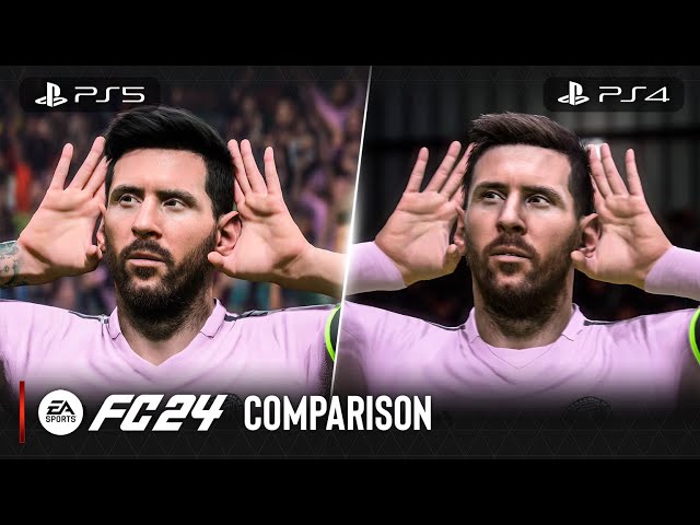 EA SPORTS FC    PS5 vs PS4 Comparison