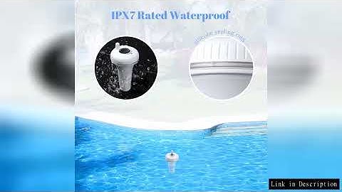 INKBIRD IBS-P01R Wireless Pool Thermometer IPX7 Waterproof Floating Thermometer for Swimming Pool,Ba