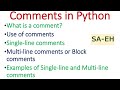Python Comments | Comments in Python | CBSE Python | Python | Python Tutorials | Single | Multiline