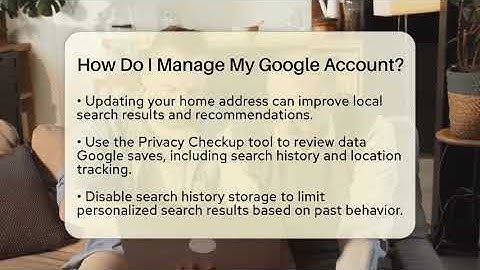 How Do I Manage My Google Account? - SearchEnginesHub.com