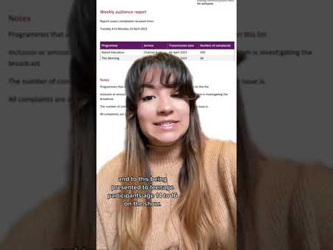 Weekly Complaints Including Naked Education And This Morning 