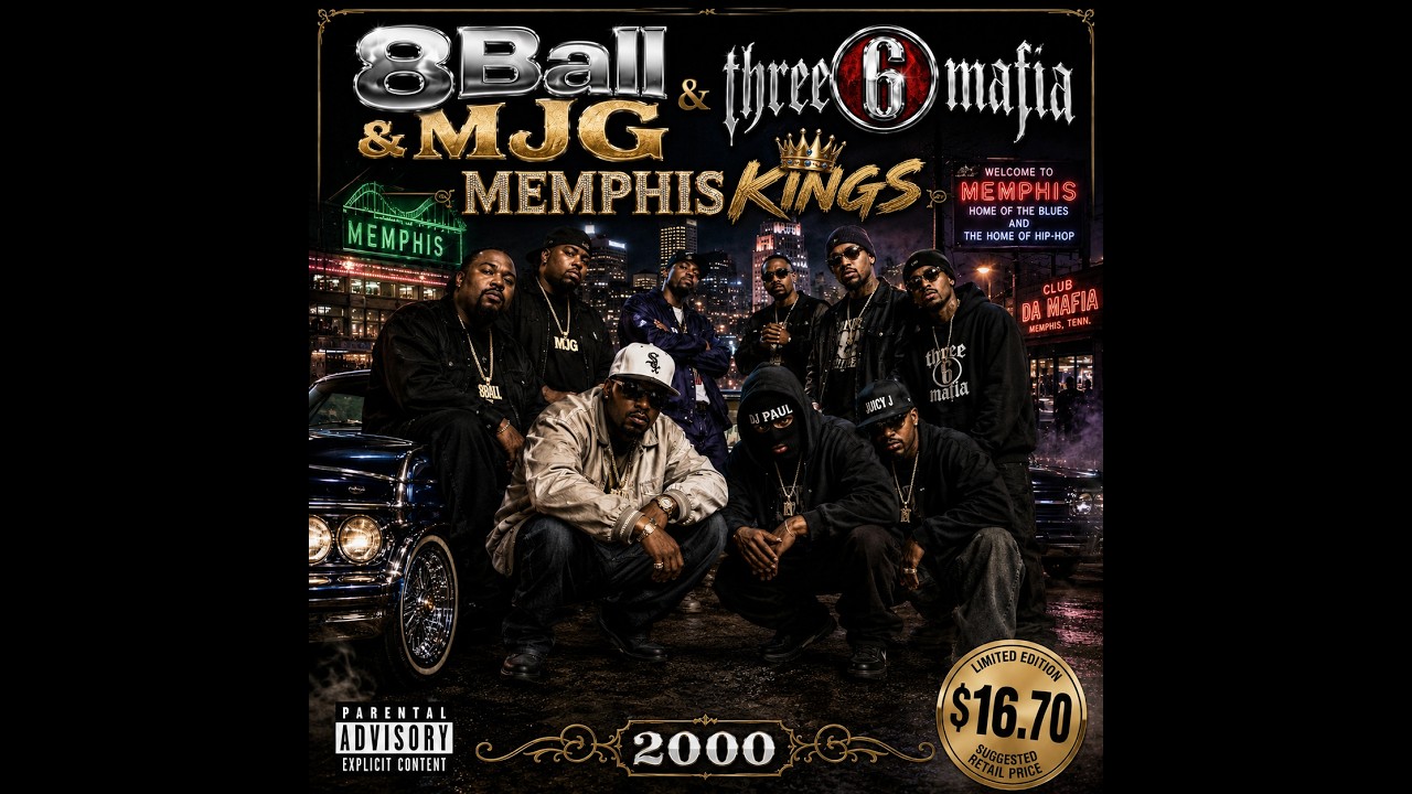 8Ball & MJG × Three 6 Mafia – Dirty South Kings 1993–2005 | Dark