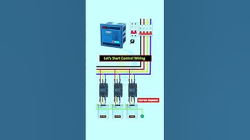 Automatic power factor controller connection diagram. Reactive power auto compensation Relay #shots