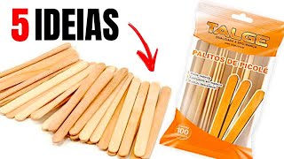 5 IDEIAS MARAVILHOSAS COM PALITO DE PICOLÉ