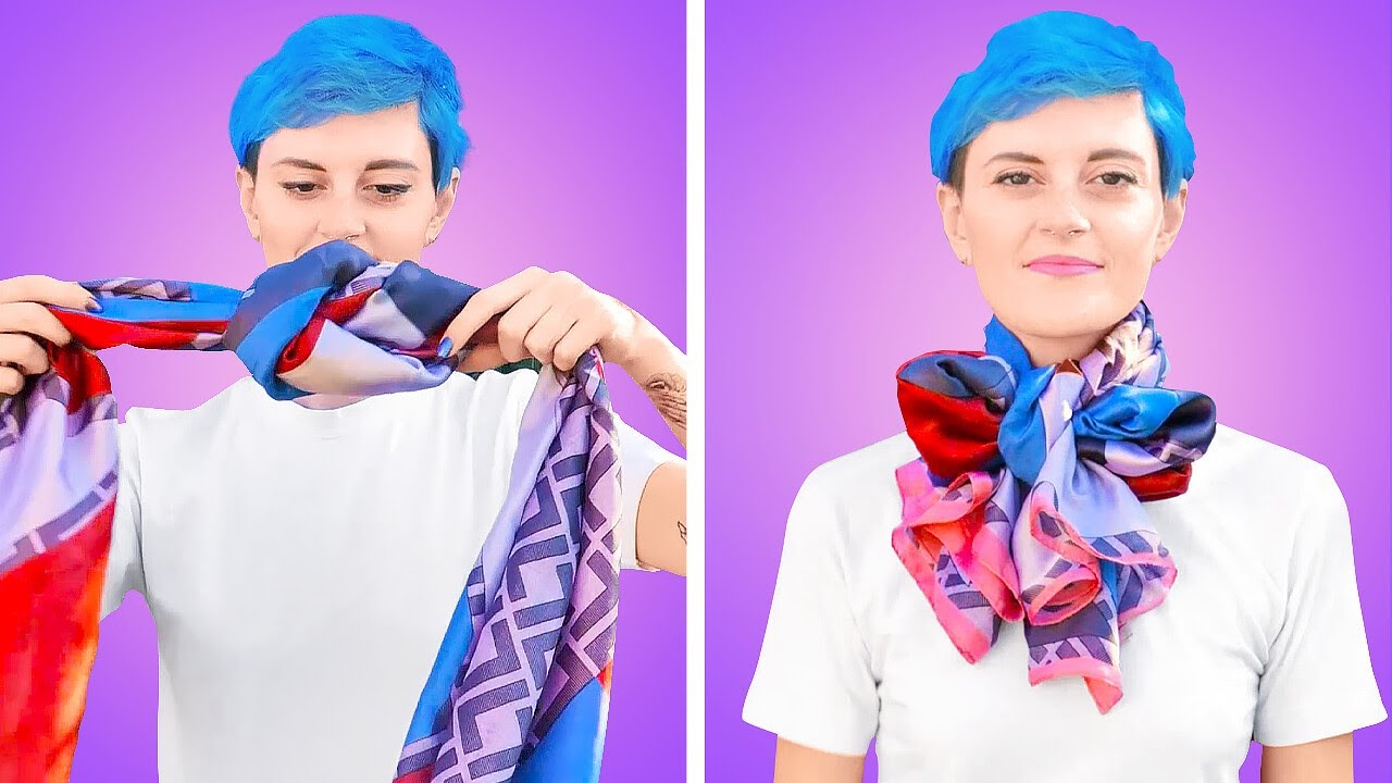 HOW TO HACKS YOUR SCARF AND OLD CLOTHES