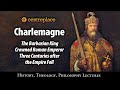 Charlemagne, the barbarian king crowned Roman Emperor three centuries after the empire fell.