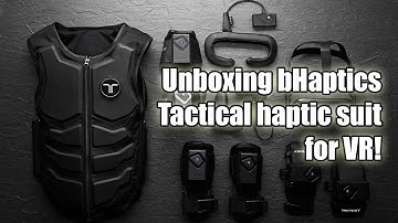 Unboxing of bHaptics VR Tactical Haptic Suit!