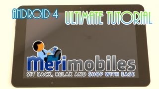 Android 4 - Ultimate Introduction - Initial Setup & Guide - ICS - JB - Jelly Bean - Merimobiles.com screenshot 1