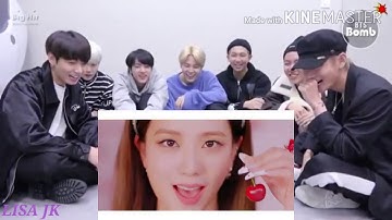 BTS REACTION TO BLACKPINK ICE CREAM (With Selena Gomez) MV