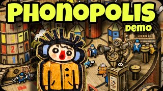 THIS GAME IS A CARDBOARD DYSTOPIA - Phonopolis Demo