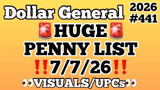 2026#441🚨Dollar General Couponing🚨HUGE PENNY LIST‼️VISUALS/UPCs‼️MUST WATCH👀👀
