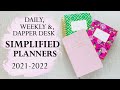 SIMPLIFIED PLANNERS | DAILY + DAPPER DESK + WEEKLY + ACCESSORIES