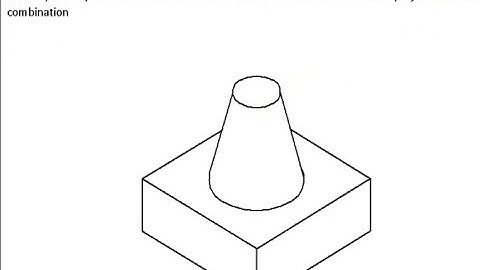 Isometric projection Problem No 23 Engineering drawing, Isometric Computer Aided engineering drawing