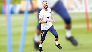 Sergio Ramos' First Practice at PSG