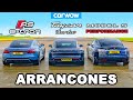 Audi RS e-tron GT vs Porsche Taycan vs Tesla Model S: ARRANCONES