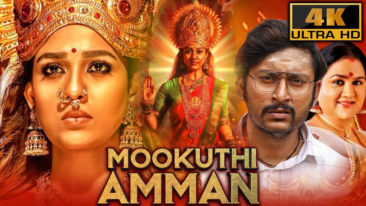 Mookuthi Amman (4K) - Nayanthara Superhit Comedy Hindi Dubbed Film | RJ Balaji, Urvashi, Smruthi