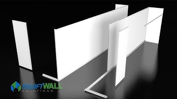 Solid Wall Construction Partitions Installed in Under 45 Minutes | SwiftWall® Fast Installation Demo