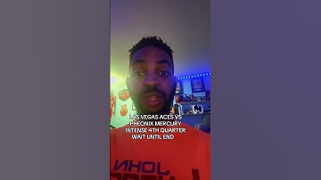 ACES VS MERCURY INTENSE 4TH QUARTER‼️LIKE IF YOURE WATCHING‼️#lasvegasaces #wnba #wnbafinals #carlg3