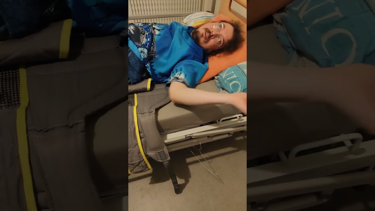 Utilisation du verticalisateur pour me lever du lit, première partie