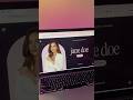Freelancer Portfolio Canva Website