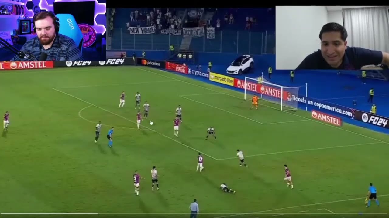 IBAI REACCIONA A AKA FANODRIC CERRO PORTEÑO VS ALIANZA LIMA (VIDEO DE ALONSITO CLIPS)