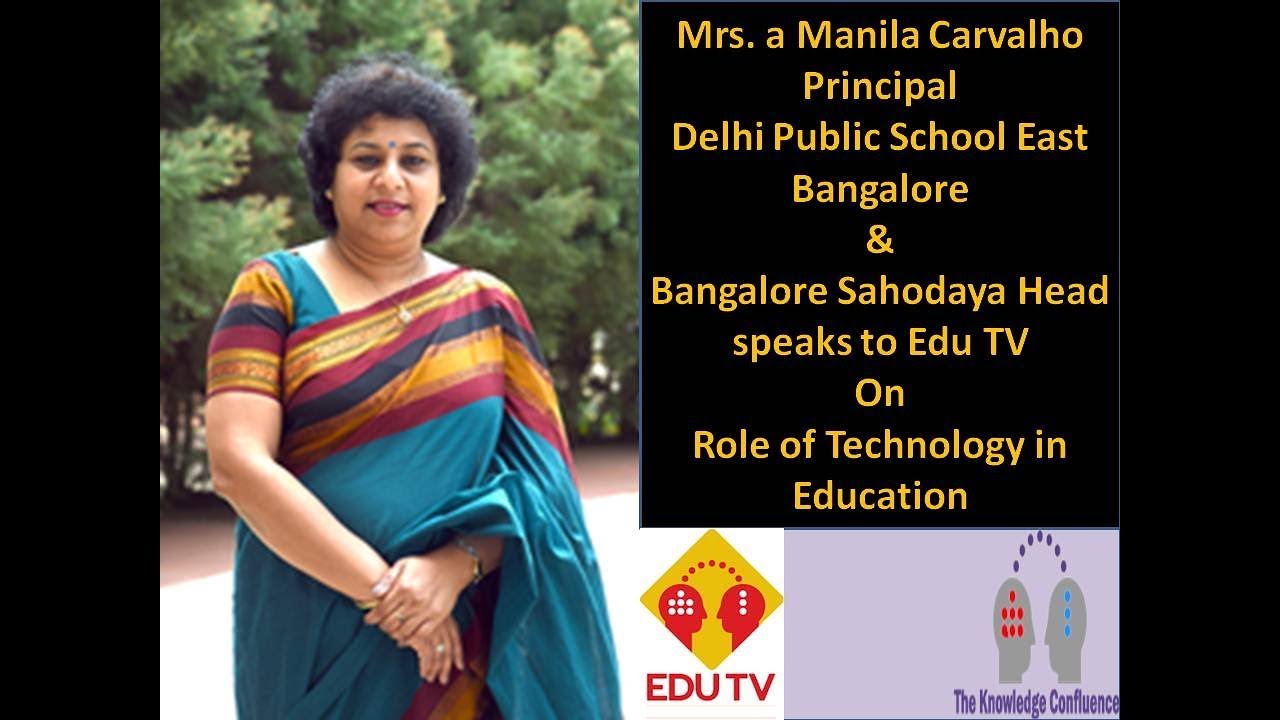 Mrs Manila Carvalho Principal DPS East Bangalore & Sahodaya Head YouTube