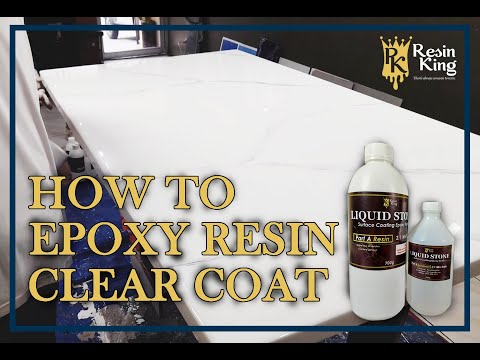 How to Clear Coat an Epoxy Resin Project