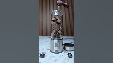 Oreo Cookie Shake in Portable Blender 🍪✨️ #shorts #asmr