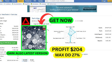 Dark Algo EA V2 MT4 – Latest No DLL Forex Bot for Smart Trading