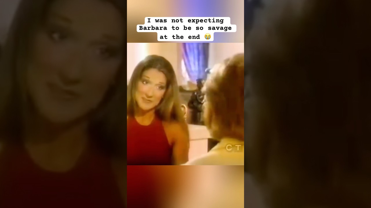 Селин Дион так мила с подозрительной Барбарой Уолтерс 