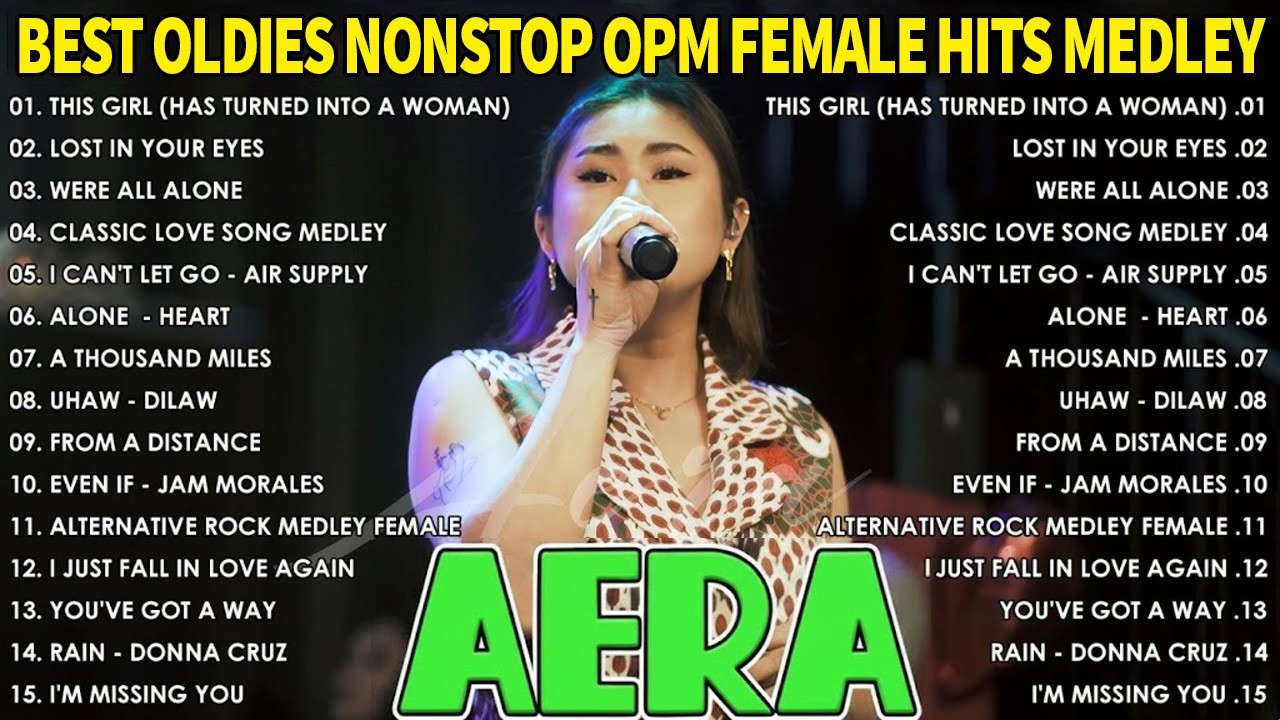 AERA COVERS NONSTOP LOVE SONGS PLAYLIST 2026💥This Girl (Has Turned Into A Woman) ,Woman In Love,..