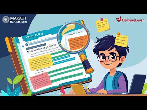 Java Chapter 8 Explained 🔍  MAKAUT BCA 5th Sem  Exception Handling in Java Made Easy HelpingLearn