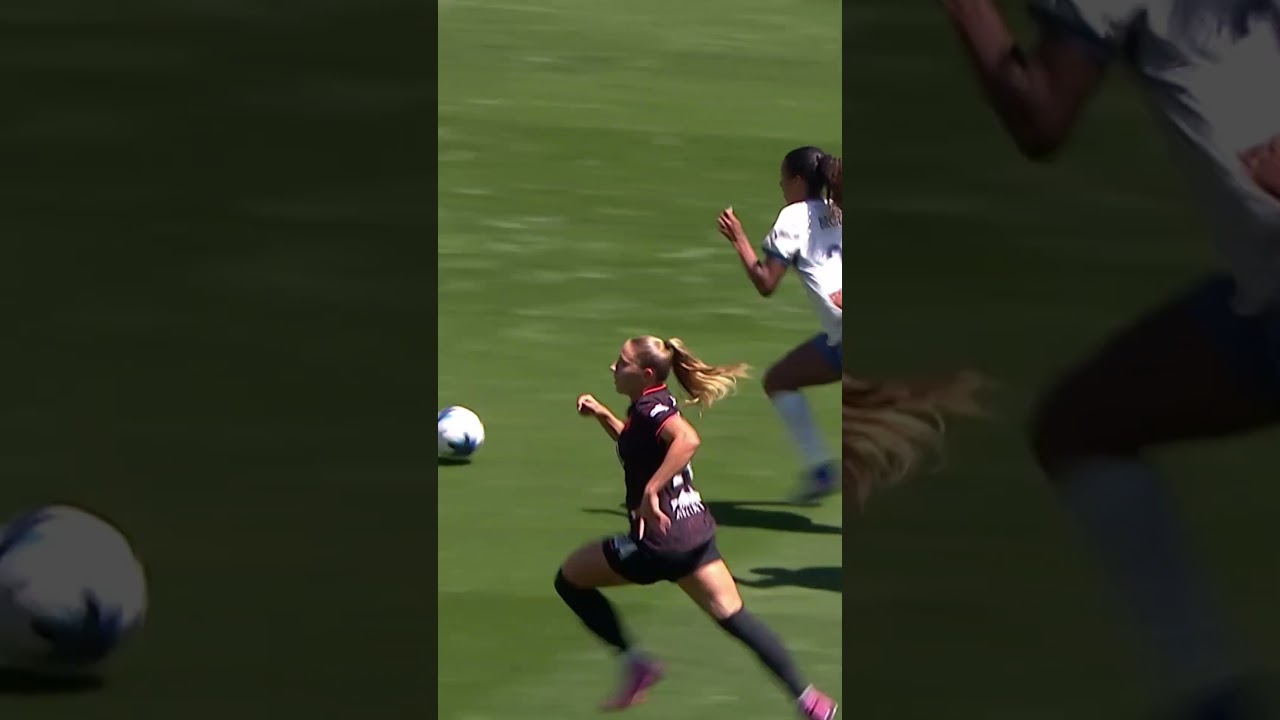 WHAT ABOUT IT! Ryanne Brown puts one deep into the net for the Reign 🚀 #nwsl #football #soccer