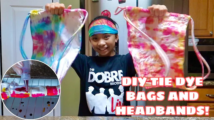 Tutorial de Tie-Dye: Faça bolsas e tiaras coloridas!