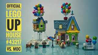 Lego #43217 Disney Pixar Up House vs unofficial version  Speed Build & Pictures