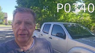 Nissan Frontier P0340 Code, Heater Hose Connector And Eye Damage