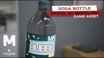 How to MODEL a plastic soda bottle in Autodesk MAYA 2020 for BEGGINERS [timelapse]