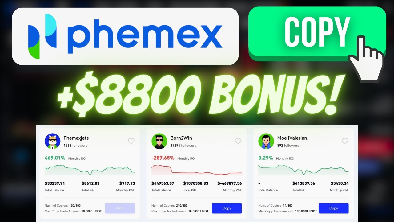 Phemex Copy Trading Tutorial ✅ So lässt du Profis für dich traden