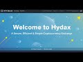 Hydax Exchange. Hydax Affiliate Program(upcoming. Perpetual Contract Trading Master Recruitmentr;